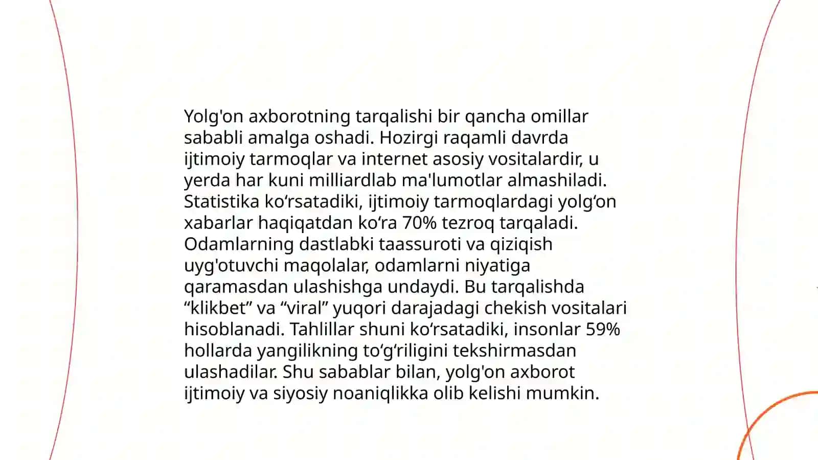 Feyk xabar yoki yolg'on axborotga qarshi immunitetni shakillantirish 4