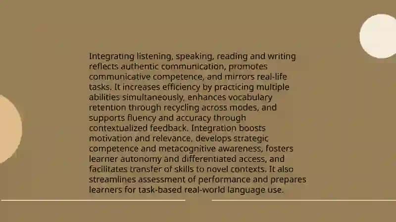 Integrated skills teaching 4