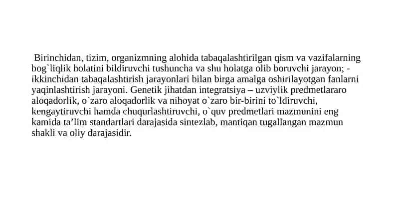 3-MAVZU:TEXNALOGIYA DARSLARIGA INTEGRATSION YONDASHUV 4