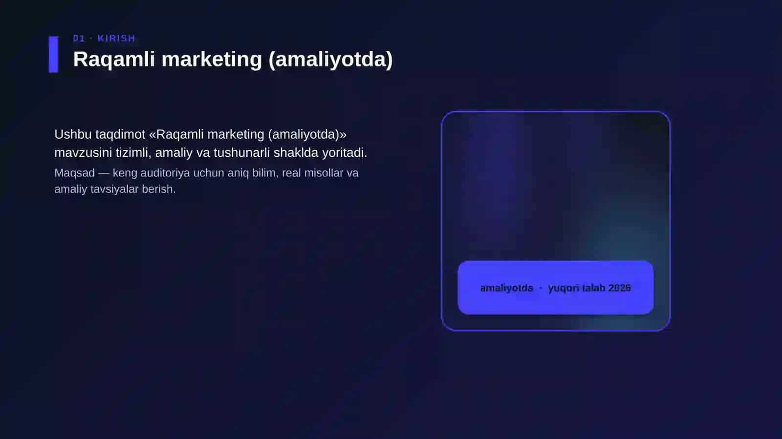 Raqamli marketing (amaliyotda) 4
