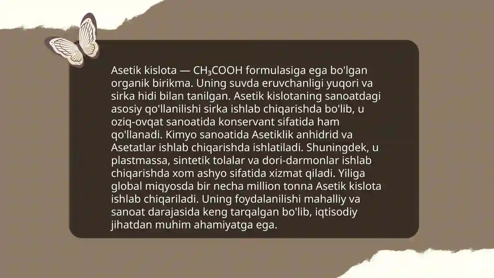 Oziq-ovqat tarkibidagi kislotalar va ularning texnologik ahamiyati 4