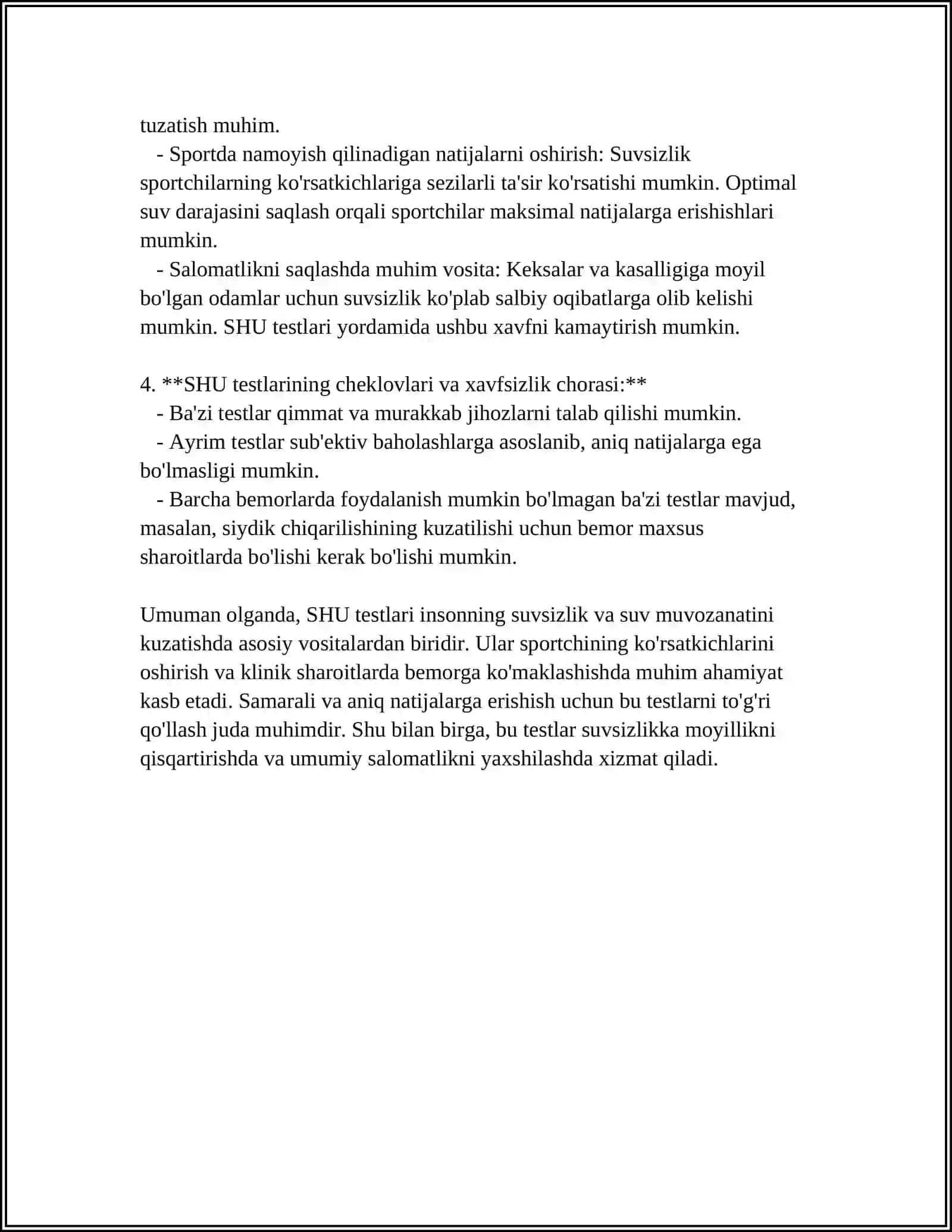 SHU TESTLARNI PDF QILISH 4