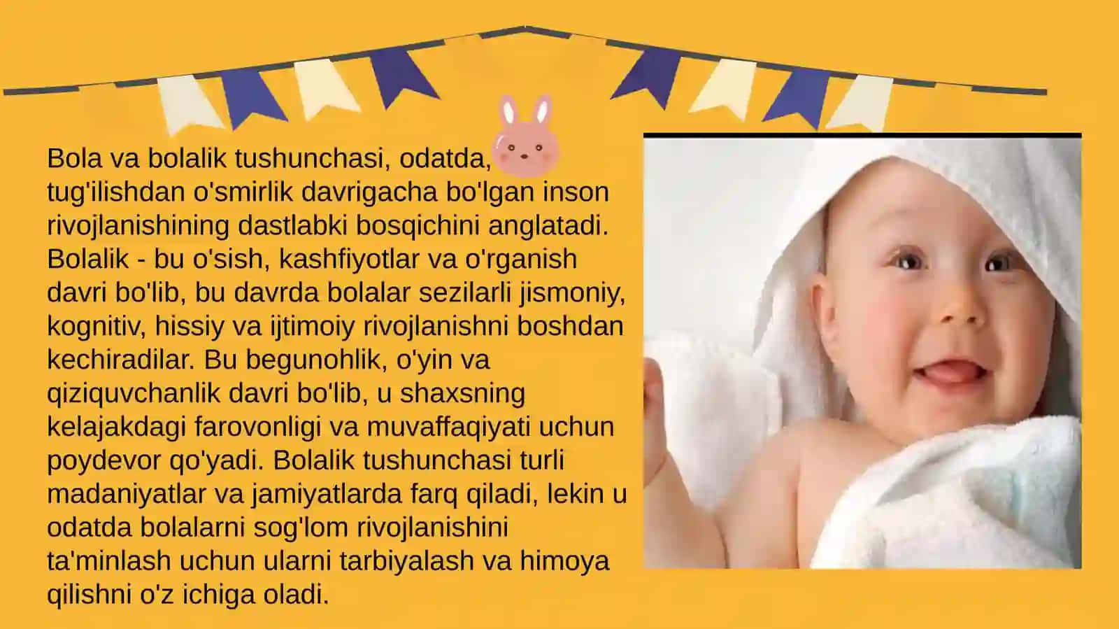 Bola tushunchasi, bolalik davri 4