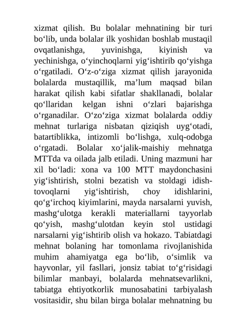 Faoliyat ishlanmalarni tayyorlash 4