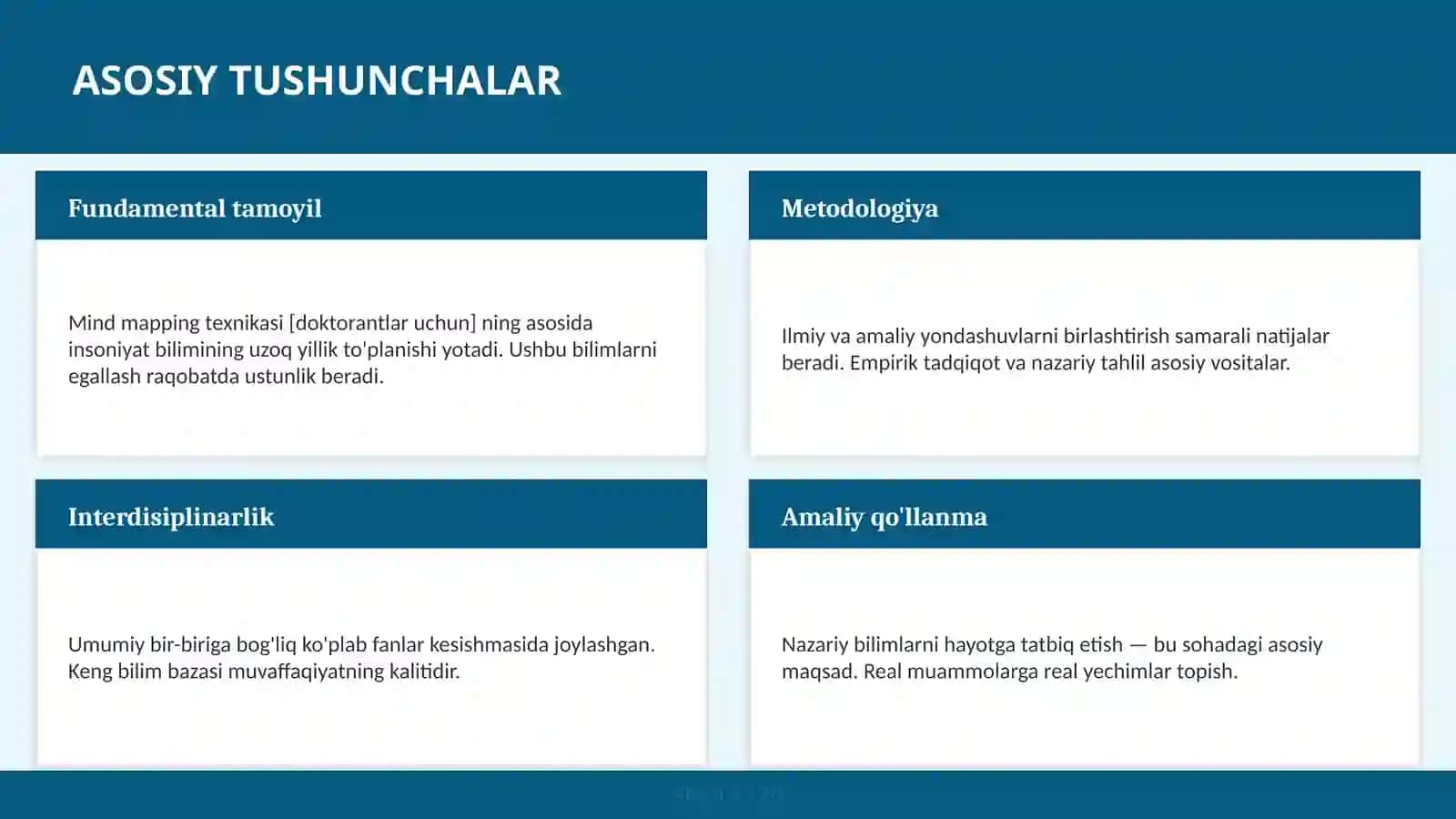 Mind mapping texnikasi [doktorantlar uchun] 4