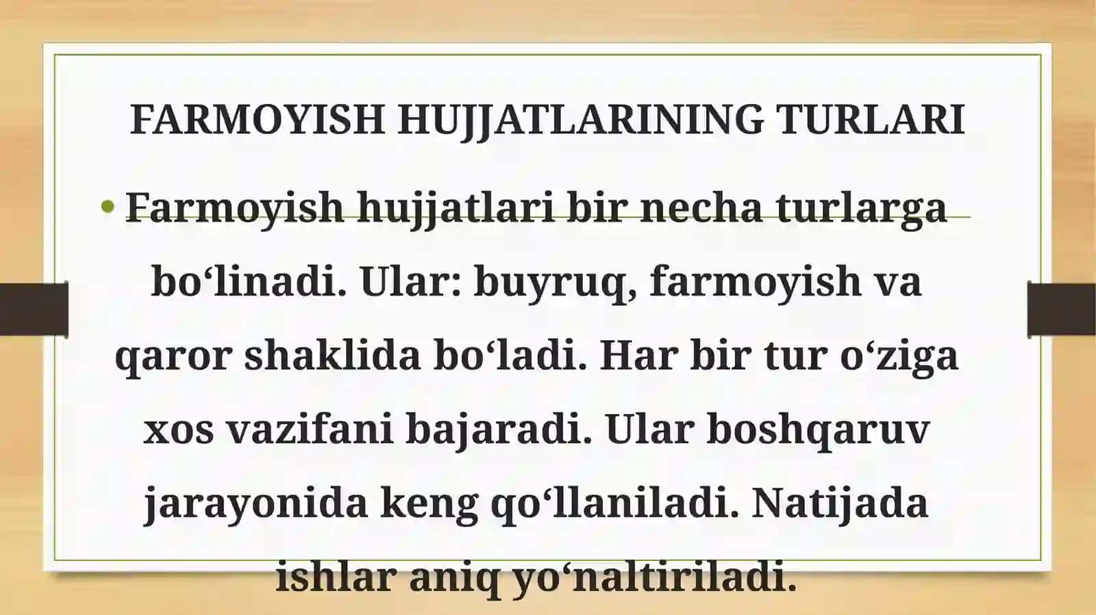 Farmoyish hujjatlari 4