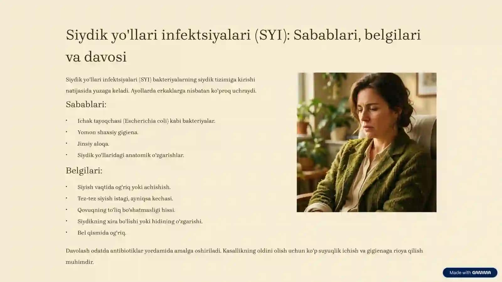 Siydik ajratish a'zolari kasalliklari: Keng qamrovli tahlil 4