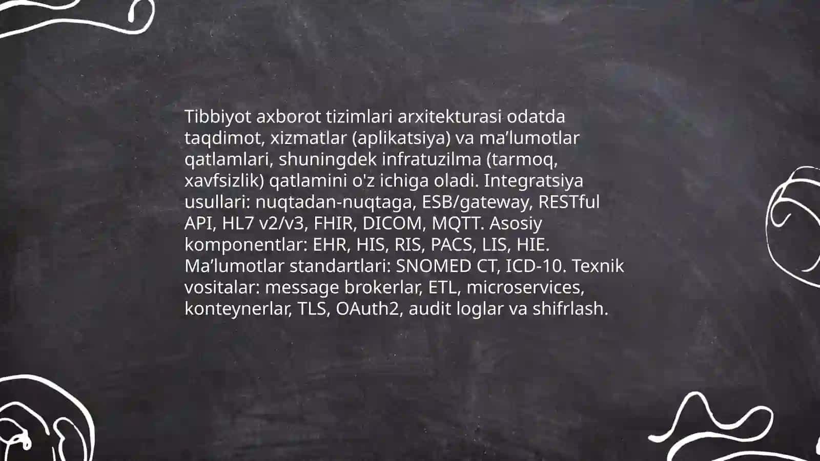 Elektron sog'liqni saqlash yozuvlari (ESY) 4