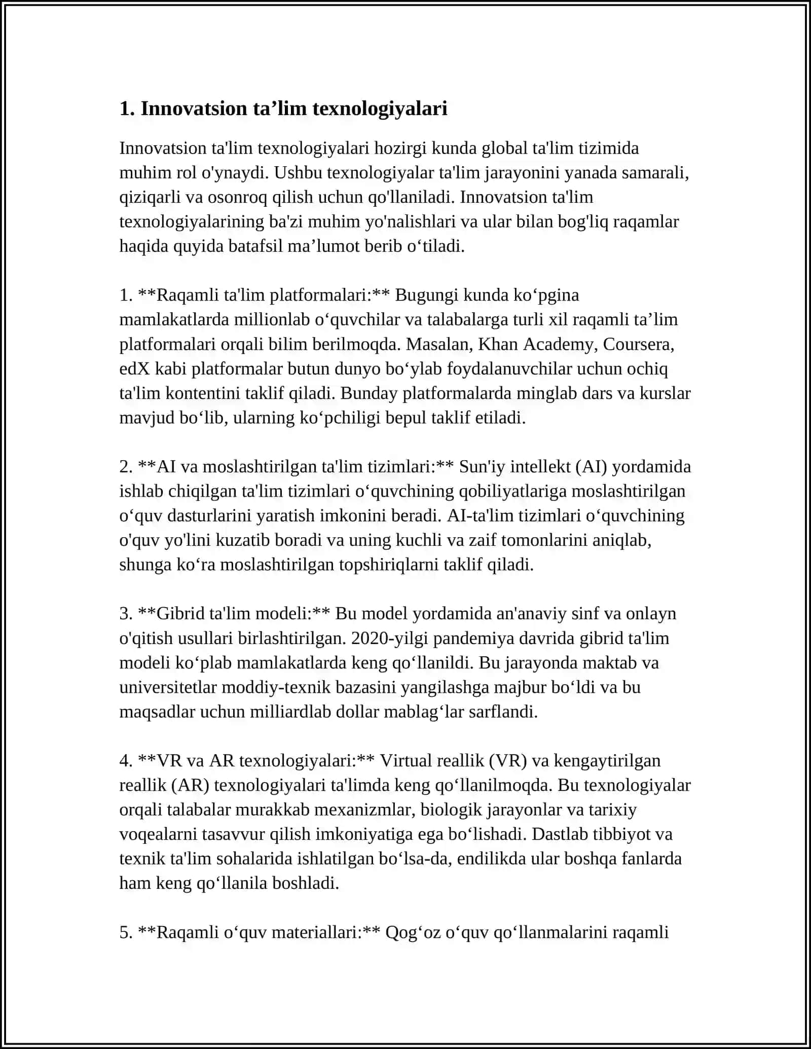Innovatsion taʼlim texnologiyalari 4