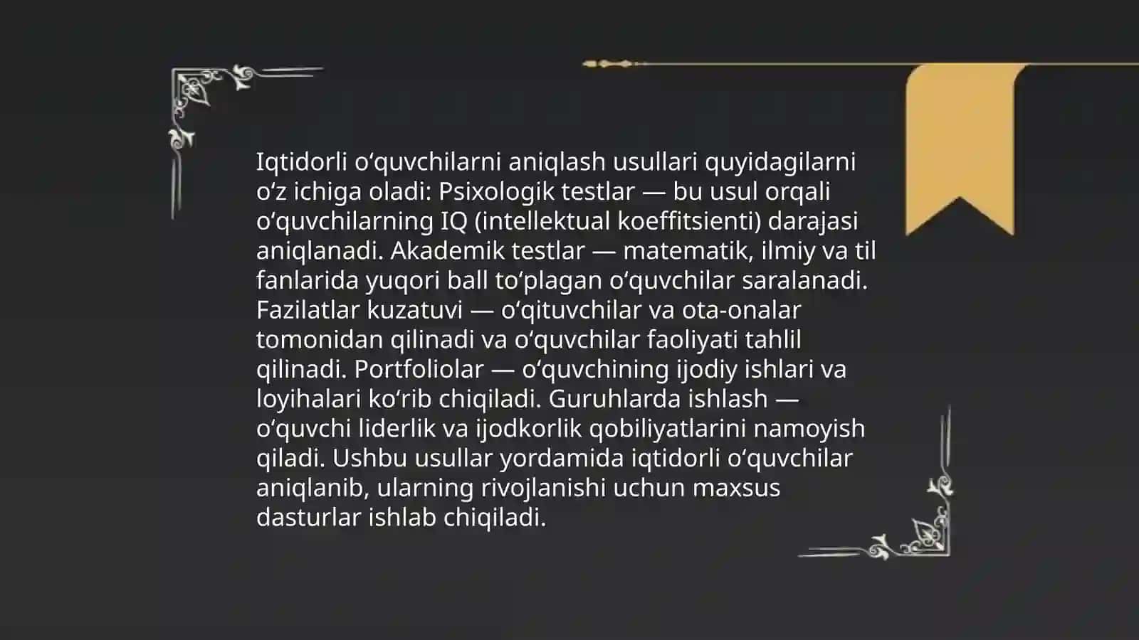 Steam talim iqtidorli ôquvchilarni ôqitiw 4