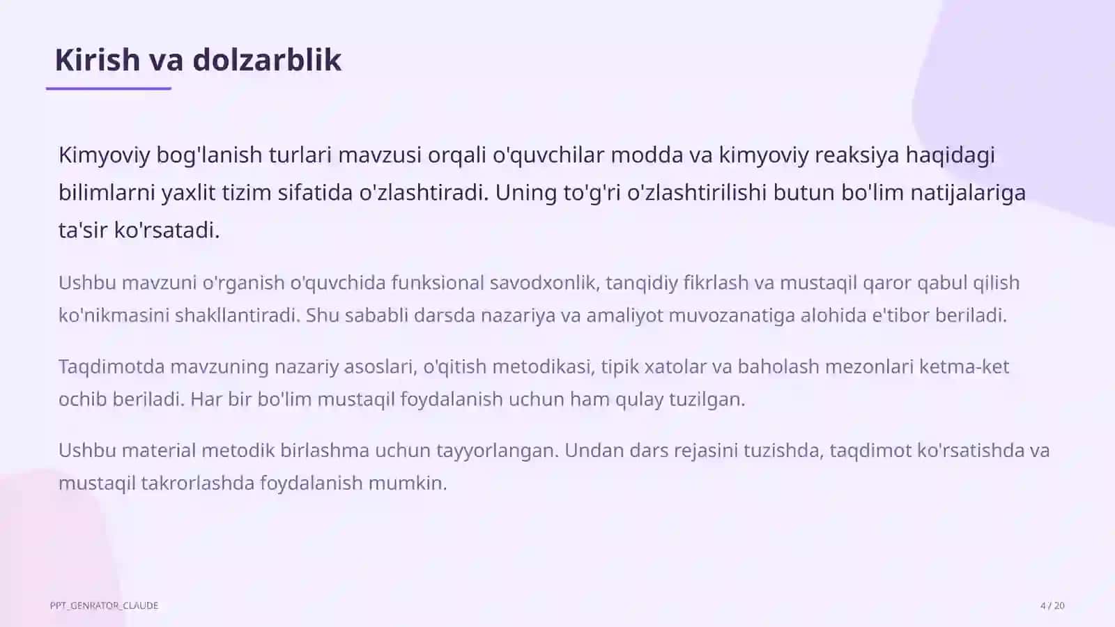 Kimyoviy bog'lanish turlari (8-sinf) 4