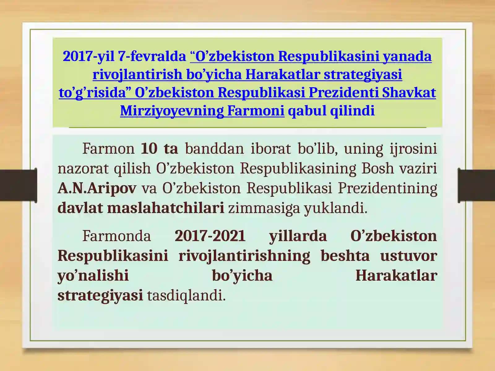 HARAKATLAR STRATEGIYASI TO’G’RISIDA IJTIMOIY-IQTISODIY FANLAR KAFEDRASI 4