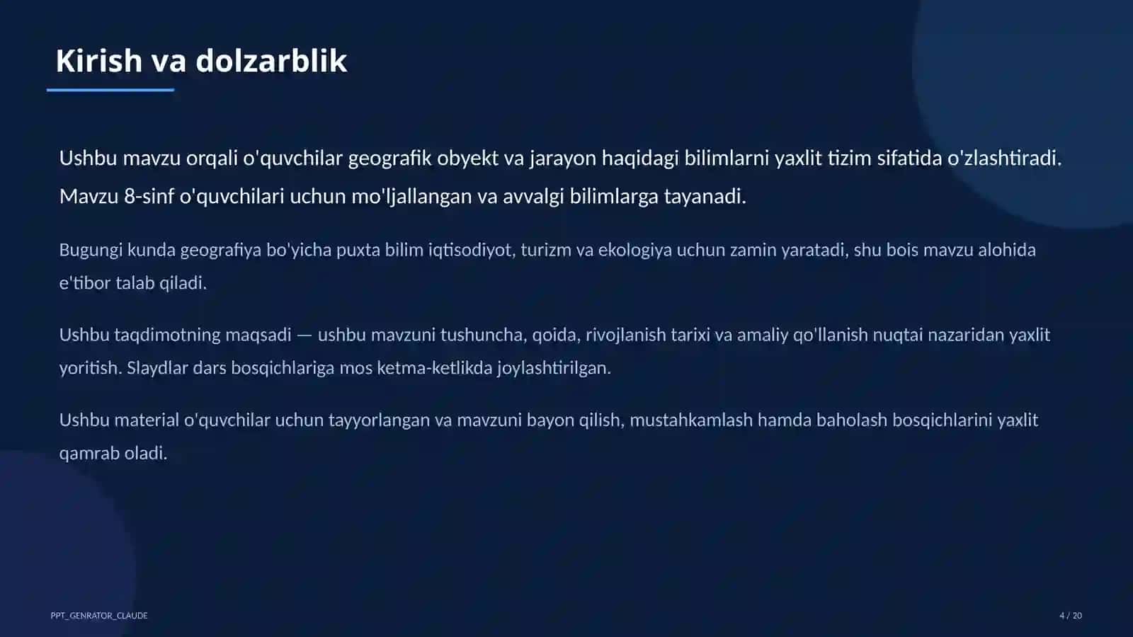 O'zbekistonning ichki suvlari: Amudaryo va Sirdaryo (8-sinf) 4