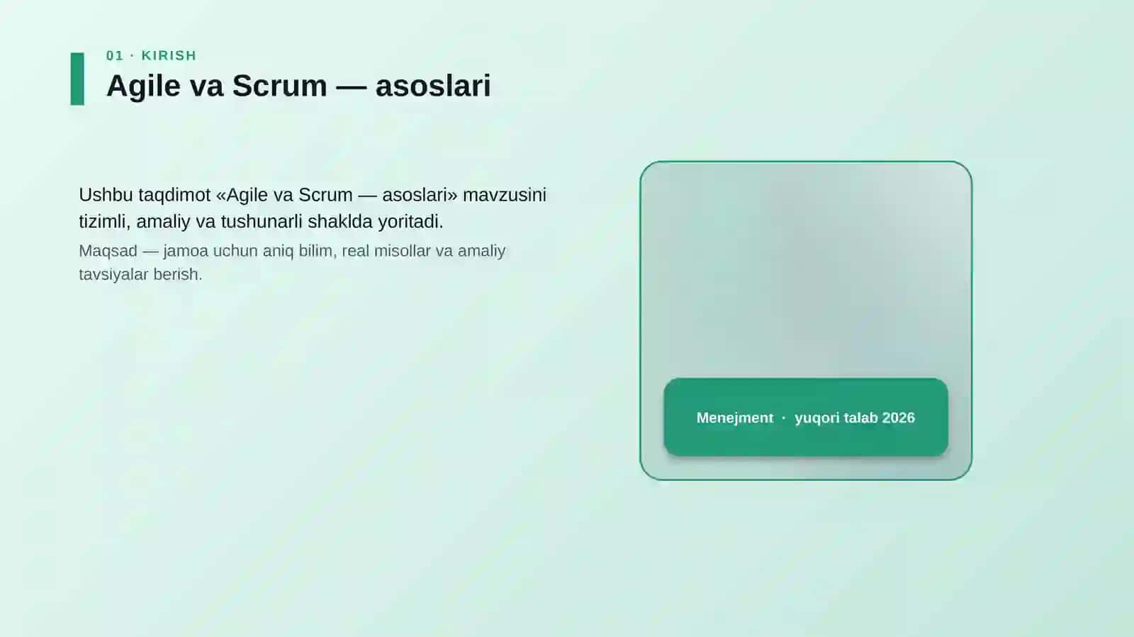 Agile va Scrum — asoslari 4