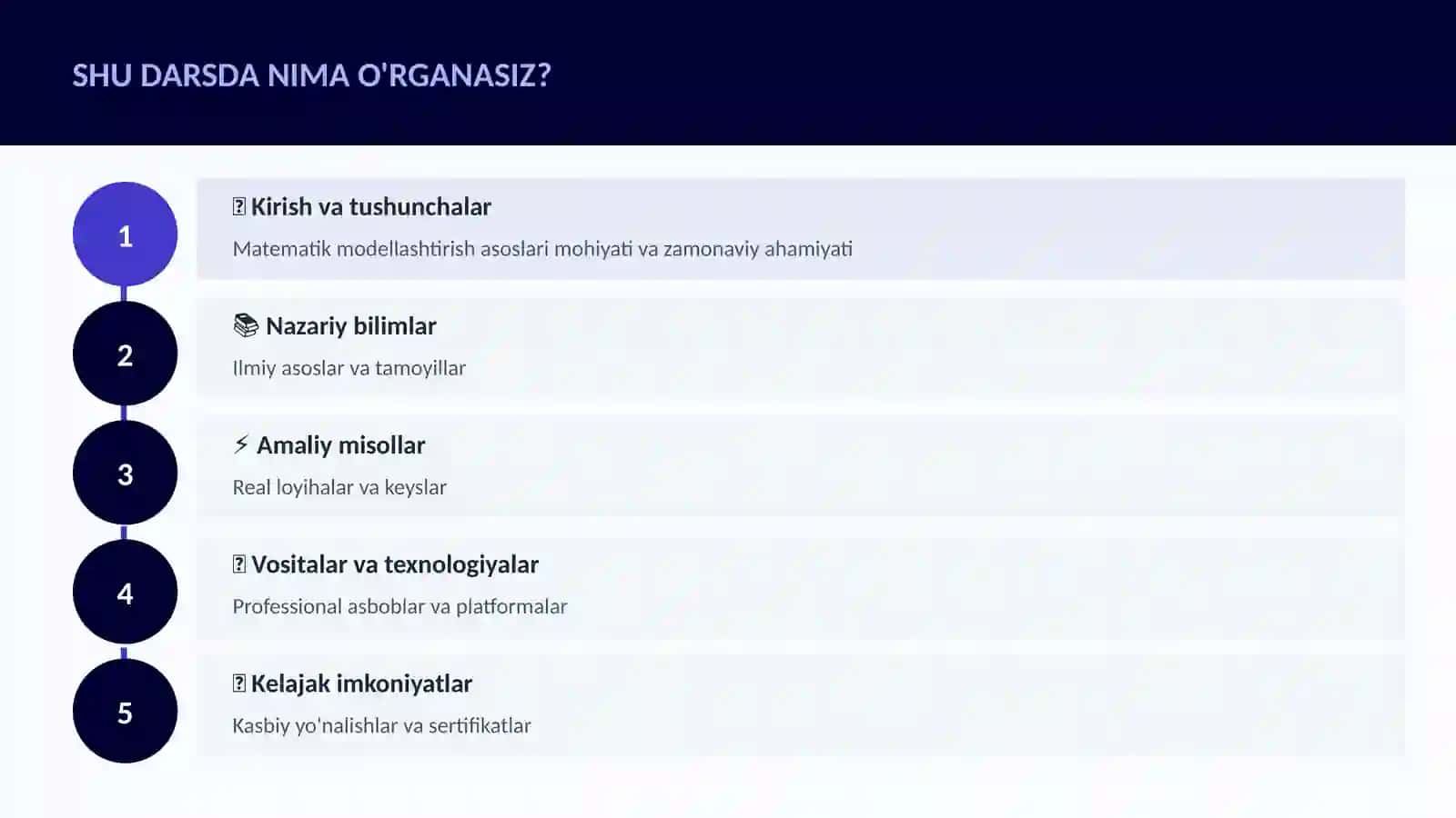 MATEMATIKA — UY VAZIFALARI 4