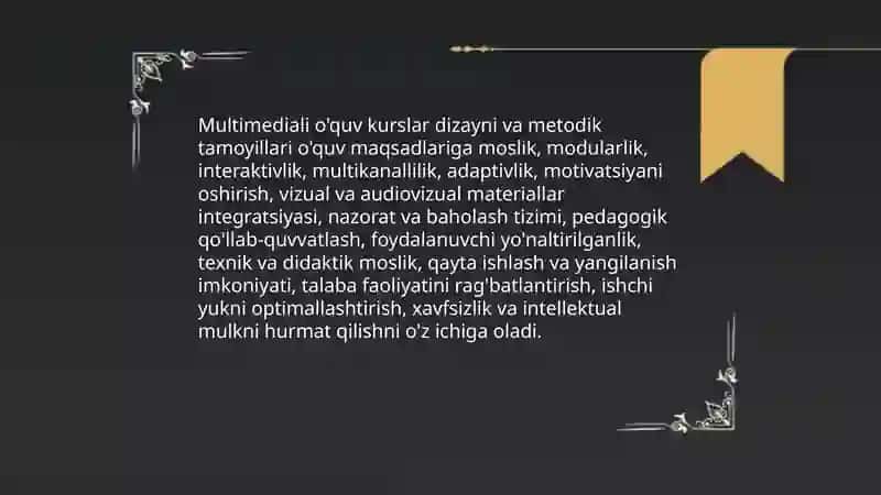 Pedagogik dasturiy vositalar yordamida multimediali uquv kurslar yaratish 4