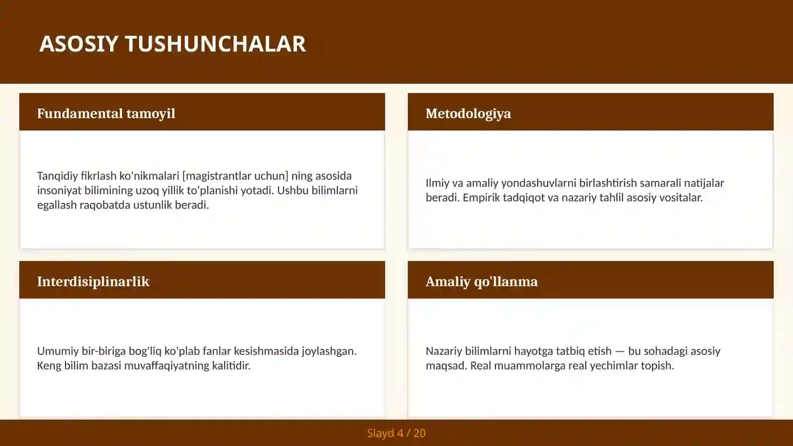 Tanqidiy fikrlash ko'nikmalari [magistrantlar uchun] 4