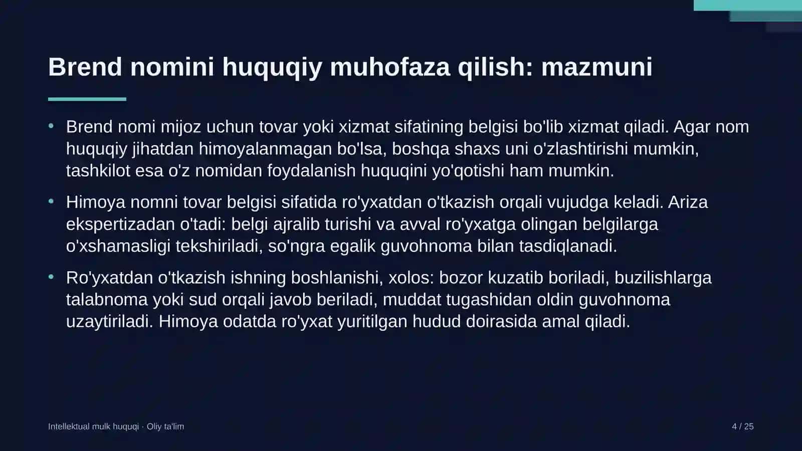 axborot agentliklarida brend nomini huquqiy muhofaza qilish 1258 4