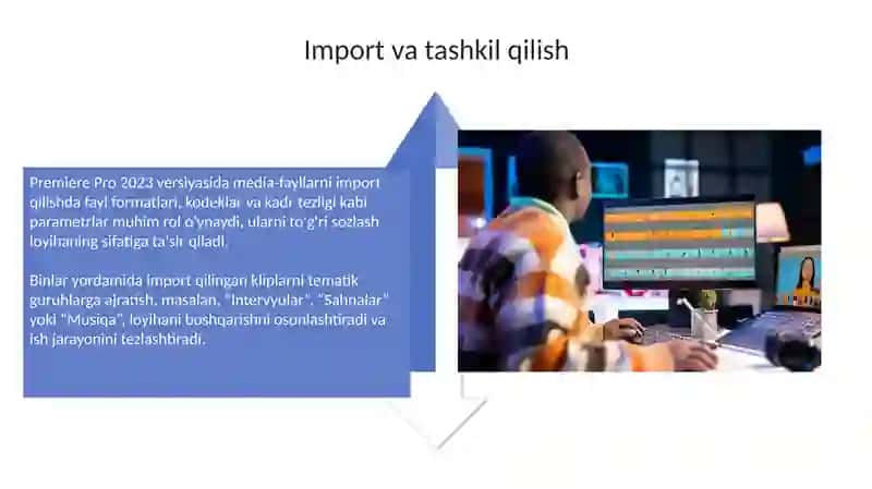 Adobe primer dasturida video lavhalarni montaj qilish texnologiyasi 4