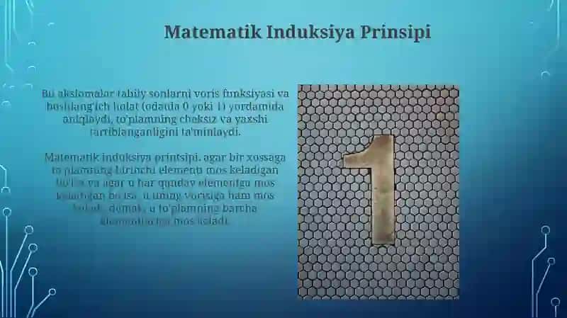 Nomanfiy butun sonlar to'plamini aksiomatik asosda qurish 4