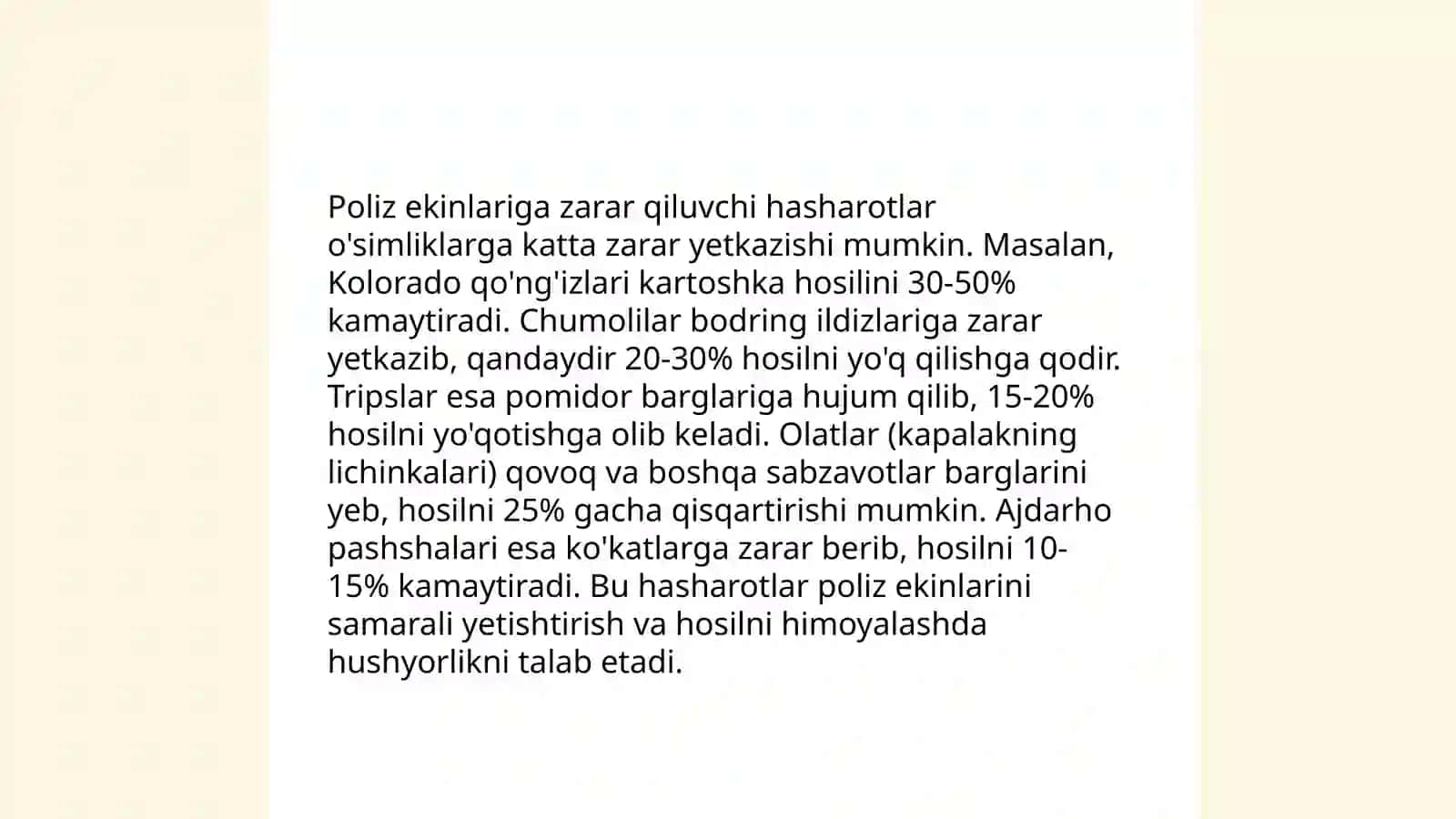 Hasharotlar haqida 4