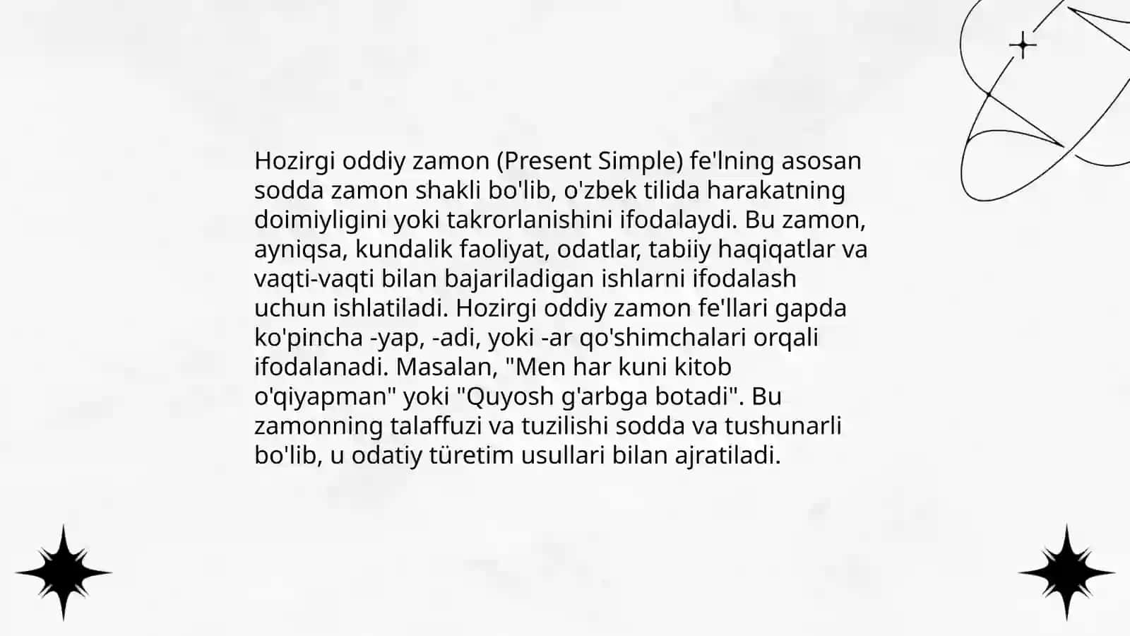 Present Simple 4