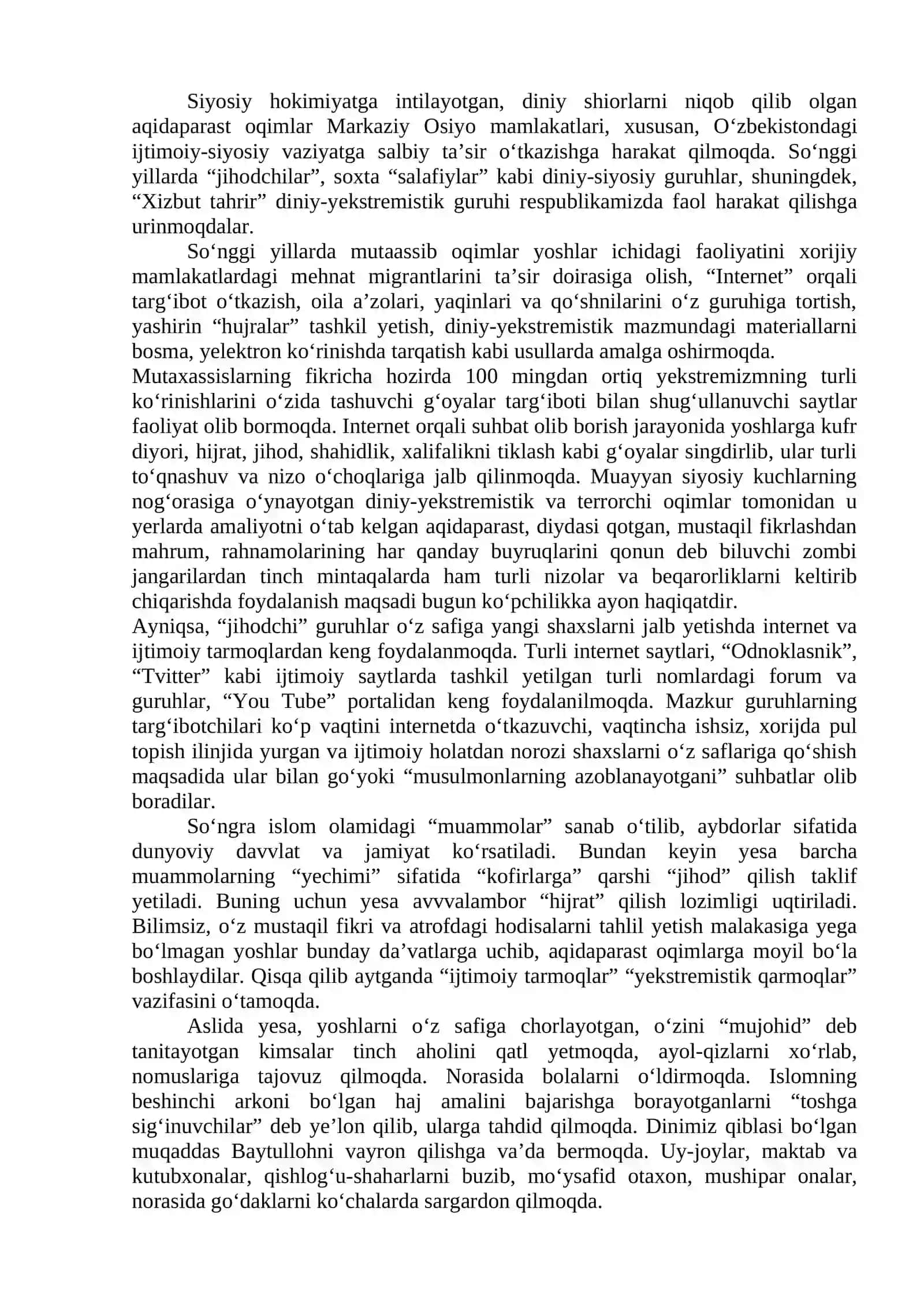 Xalqaro diniy tashkilotlar faoliyatining tarixi va ularning barqaror rivojlanish maqsadlariga erishishdagi ahamiyati 4