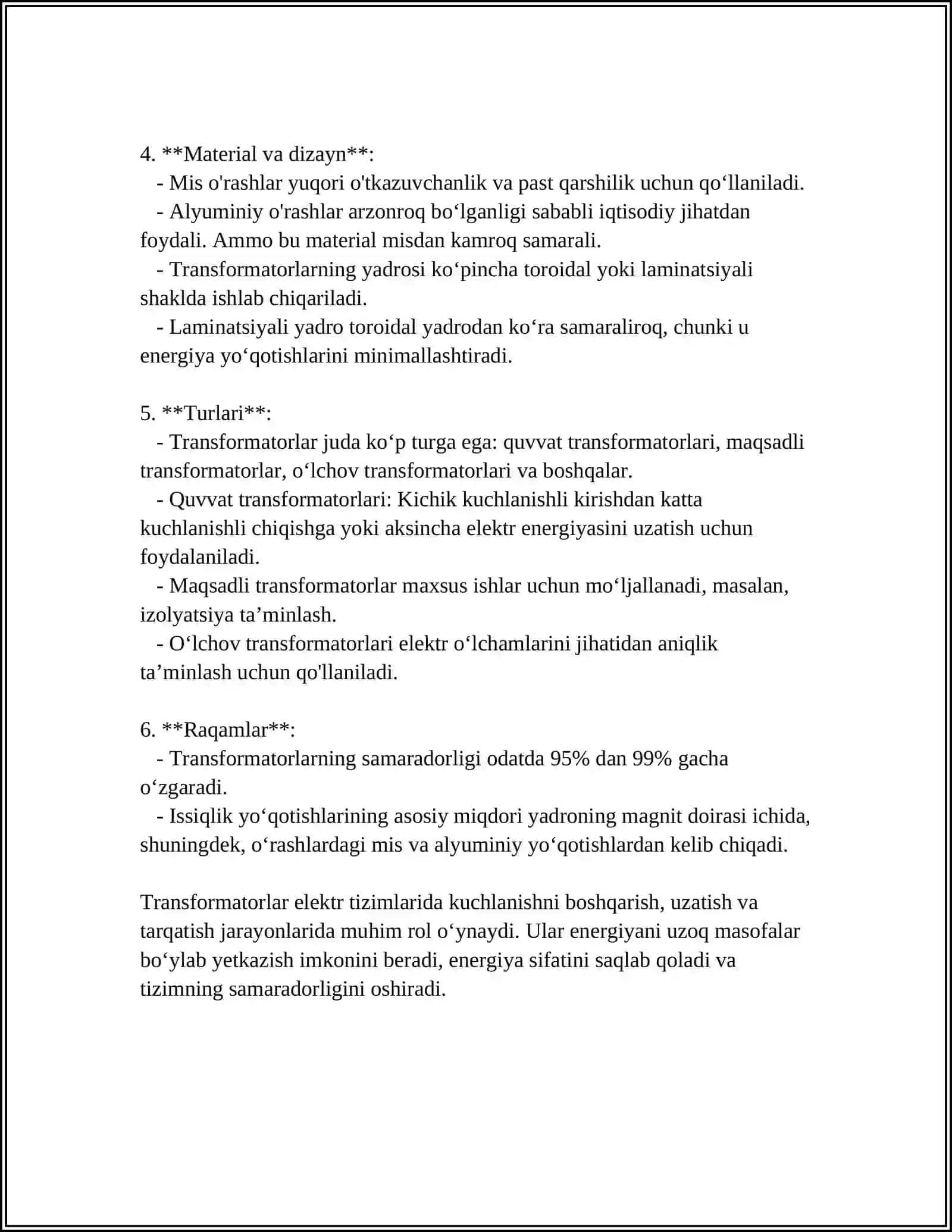 TRANSFORMATORLAR 4