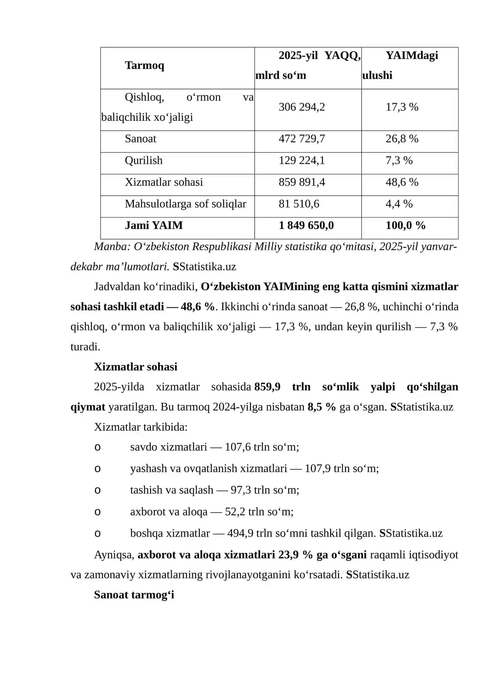 Yalpi ichki mahsulot (YAIM) tushunchasi 4