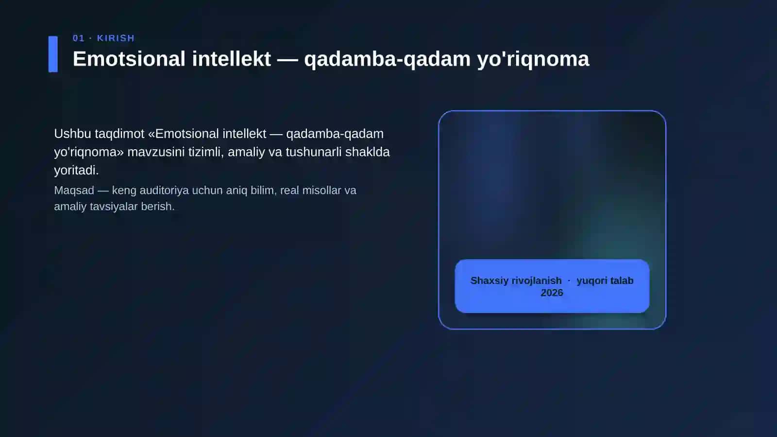 Emotsional intellekt — qadamba-qadam yo'riqnoma 4