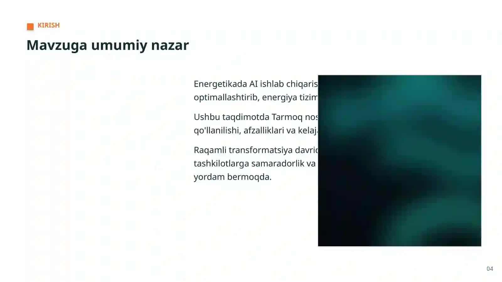 AI ENERGETIKA SOHASIDA 4