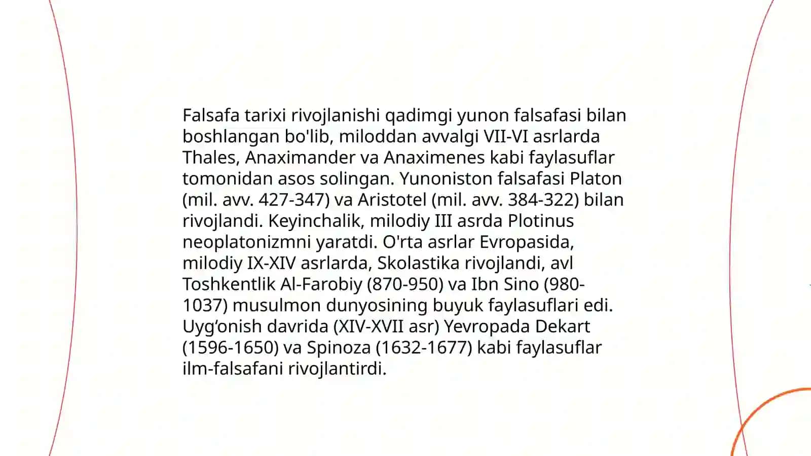 Tarix falsafasi va falsafa tarixi uyģunligi 4