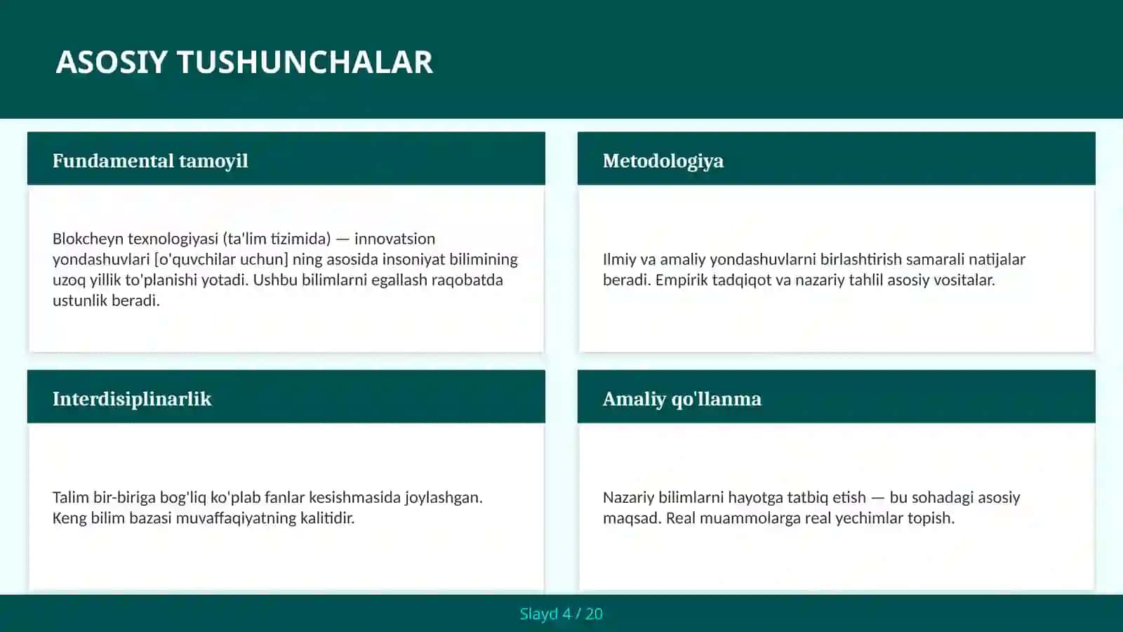 Blokcheyn texnologiyasi (ta'lim tizimida) — innovatsion yondashuvlari [o'quvchilar uchun] 4