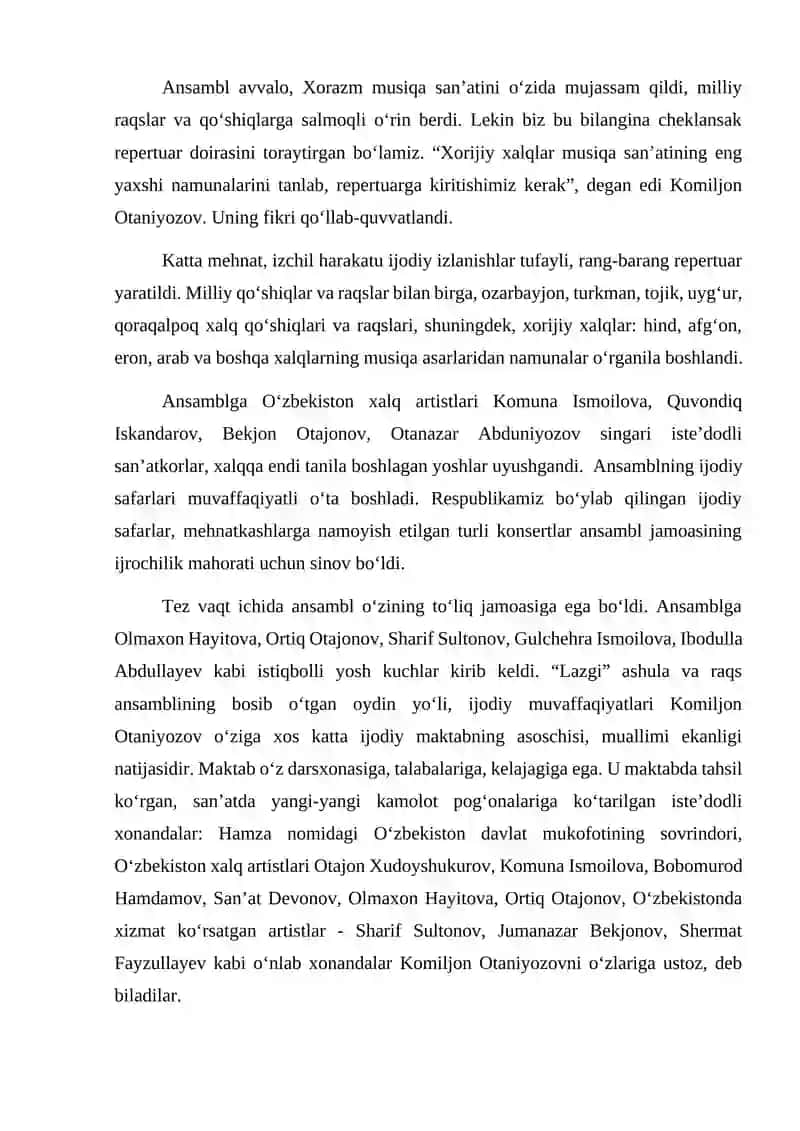 Komilljon Otaniyazov hayoti va ijodi 4