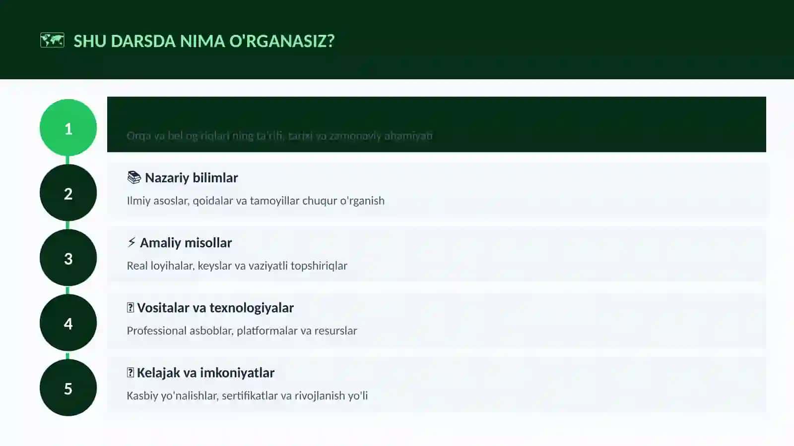Orqa va bel og'riqlari 4