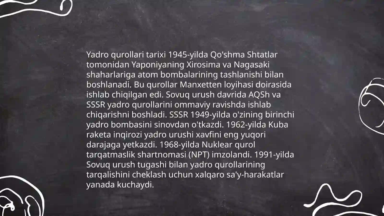 Yadro qurollari turi va qoʻllanish usullari 4