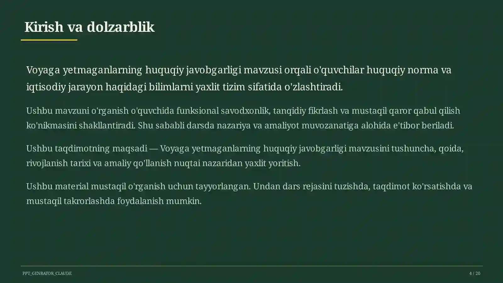 Huquq va iqtisodiyot asoslari (9–11) 4