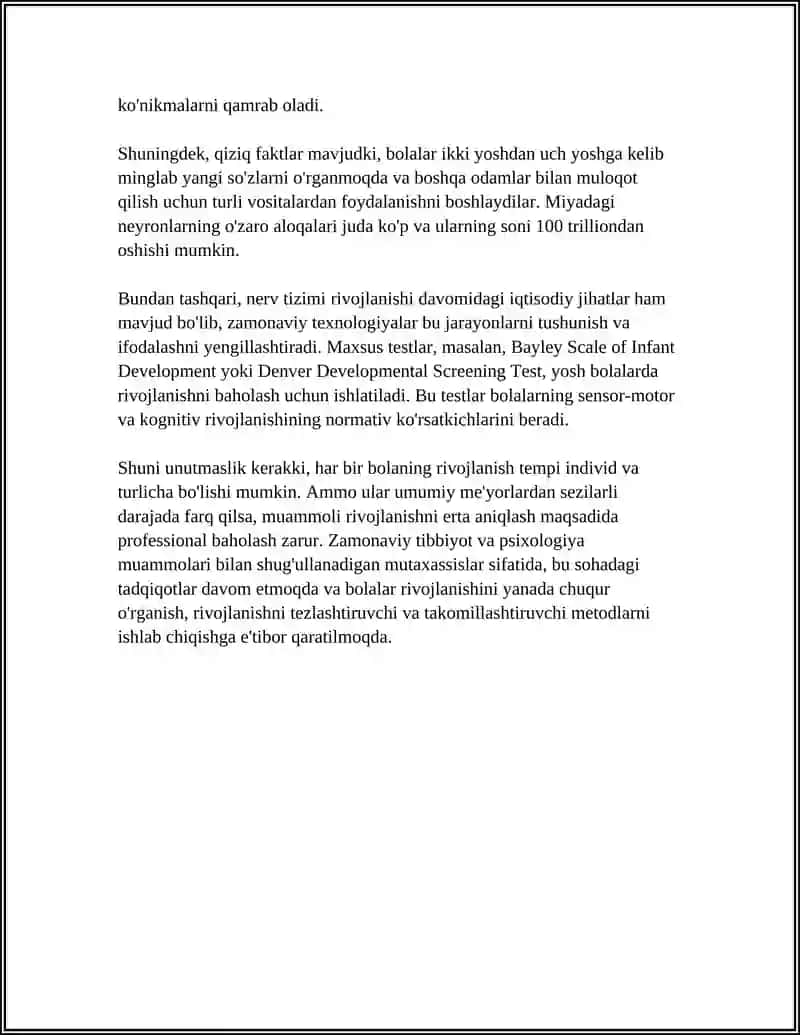 ILK BOLALIK DAVRIDA PSIXIK RIVOJLANISHNING XUSUSIYATLARI 4