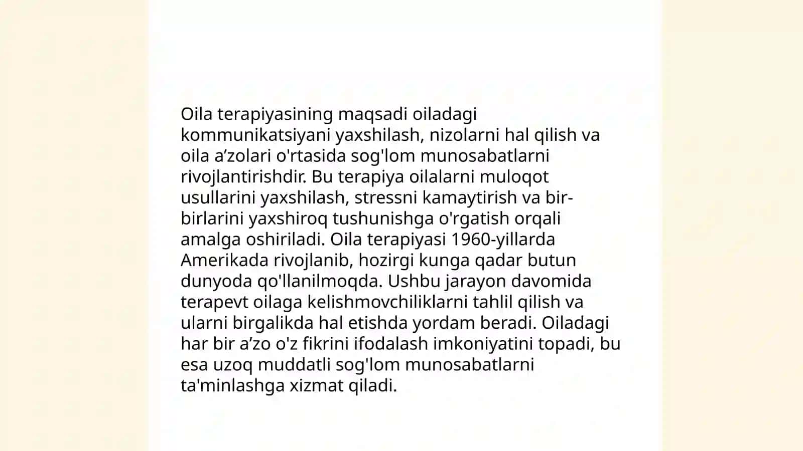Oila terapiyasi 4