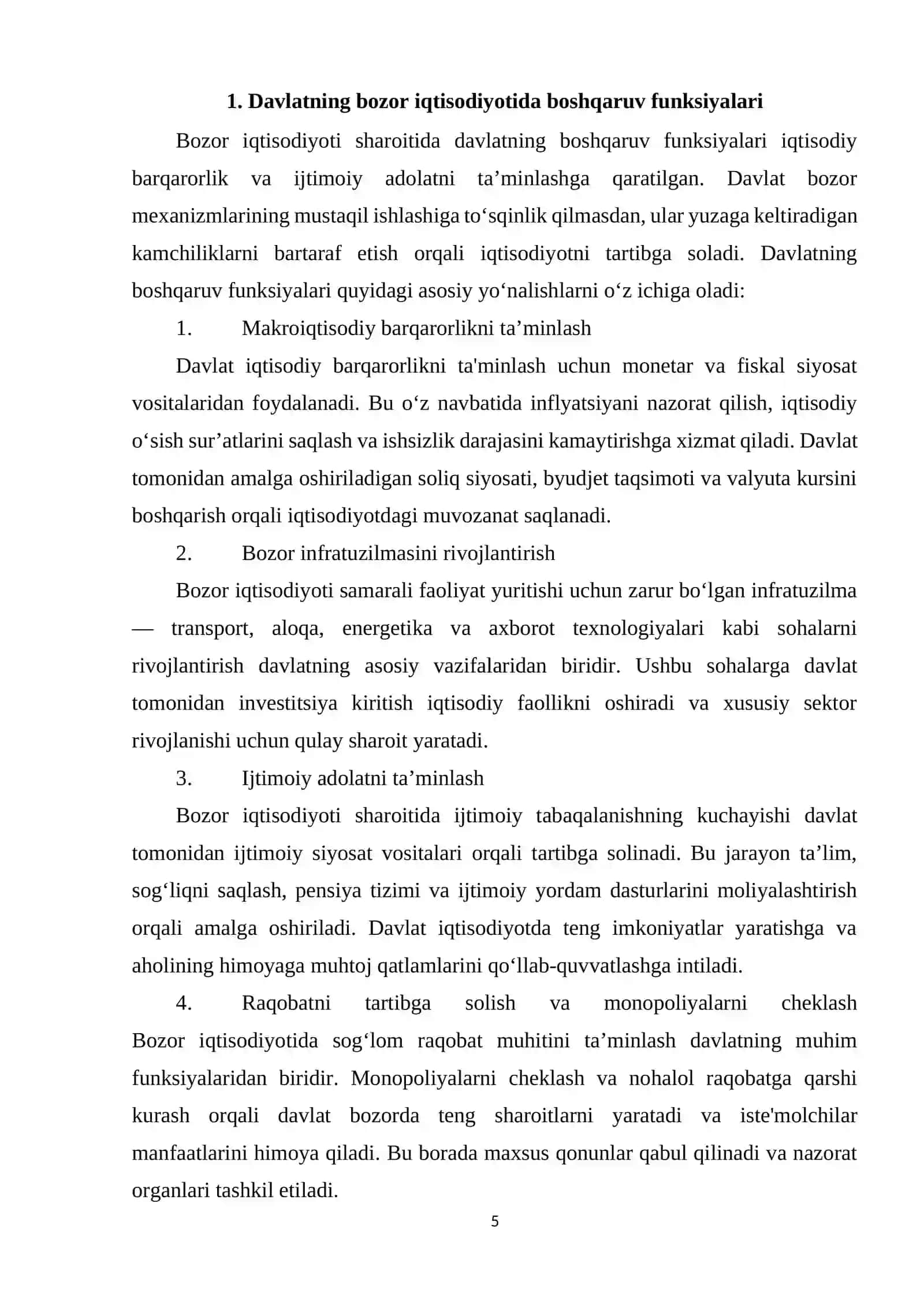 BOZOR IQTISODIYOTIDA DAVLATNING INDIKATIV REJALASHTIRISHI 4