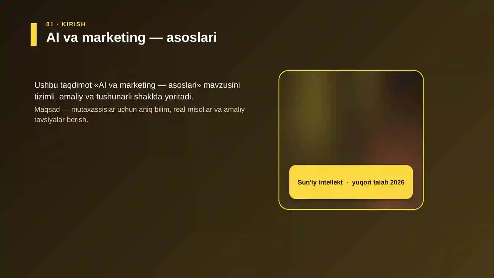 AI va marketing — asoslari 4