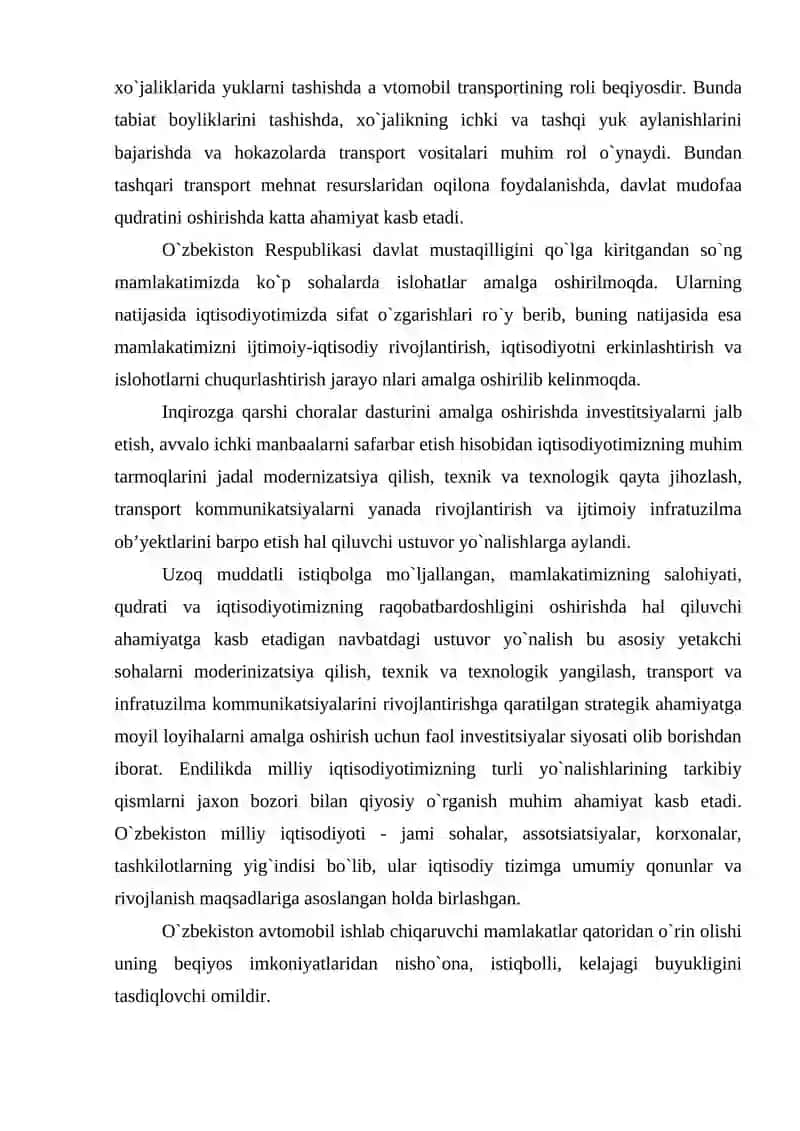 Uzauto Motors avtomobillarida qo’llanilayotgan vtulkalarini polimer materiallardan tayyorlash. 4