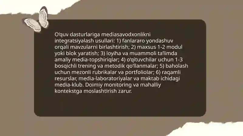 Pedagogika talim tizimida mediasavodxonlik va axborot madaniyati 4