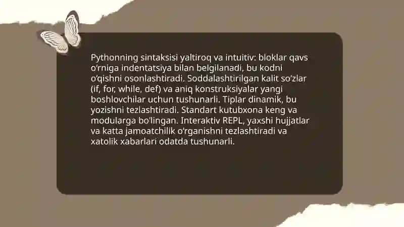 Python dasturlash tili 4