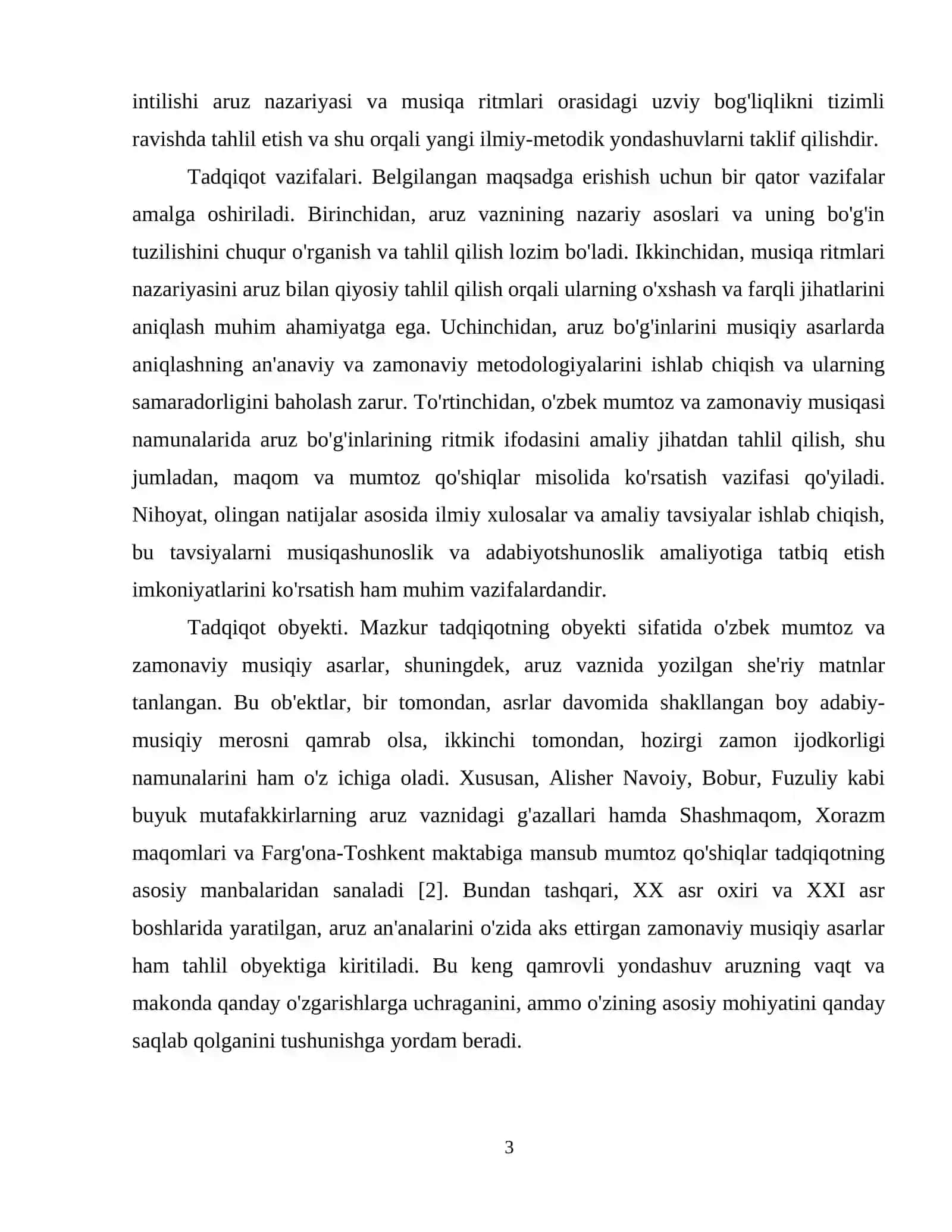 Musiqa ritimlarida aruz bo'g'inlarini topish amaliyoti 4