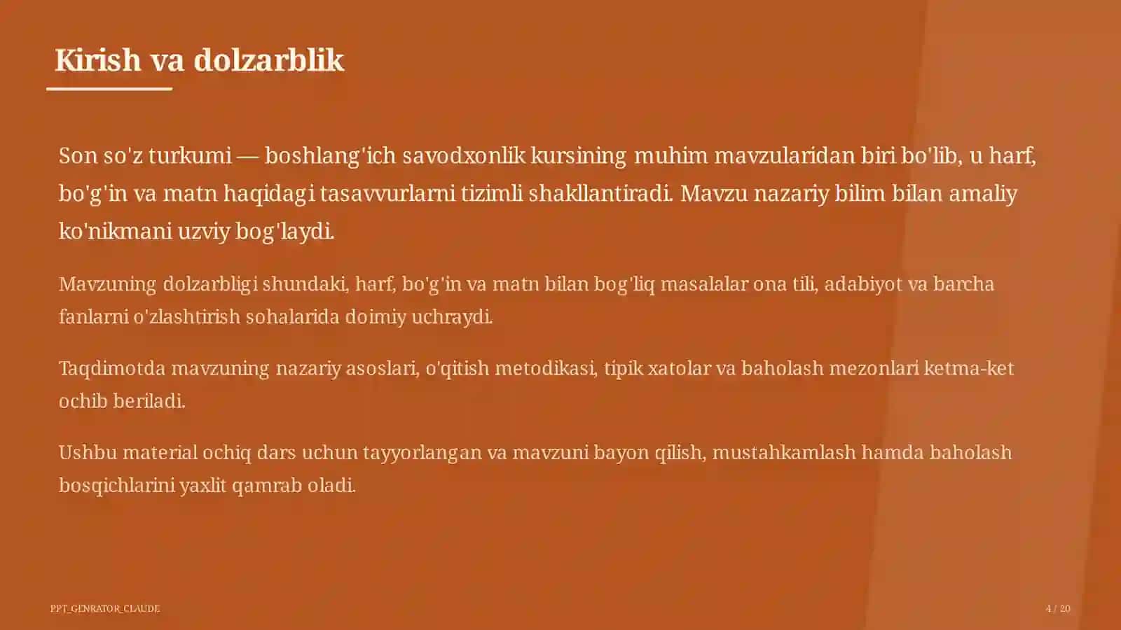 Son so'z turkumi (4-sinf) 4