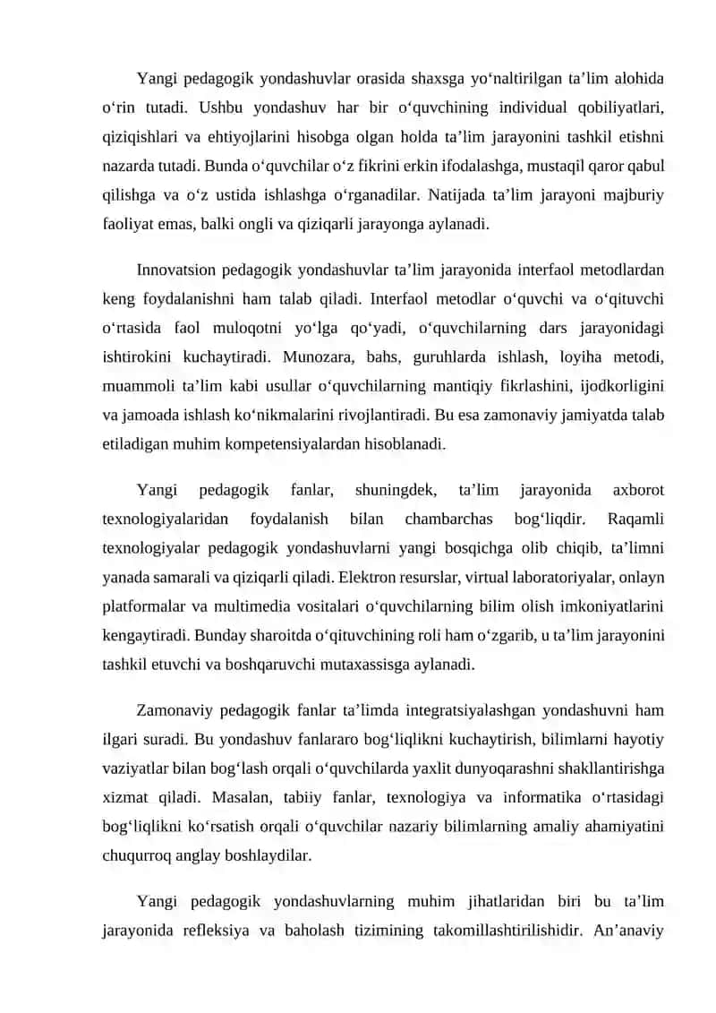 “Yangi pedagogik fan va axborot texnologiyalarini dars jarayonida qo‘llash (10-sinf tajribasi asosida)” 4