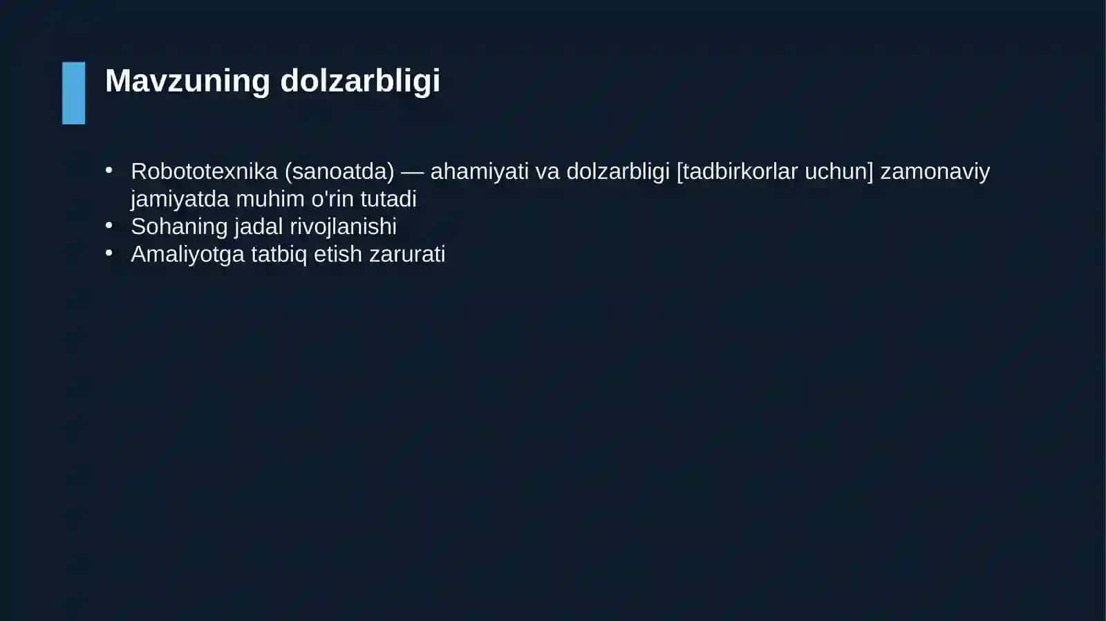 Robototexnika (sanoatda) — ahamiyati va dolzarbligi [tadbirkorlar uchun] 4