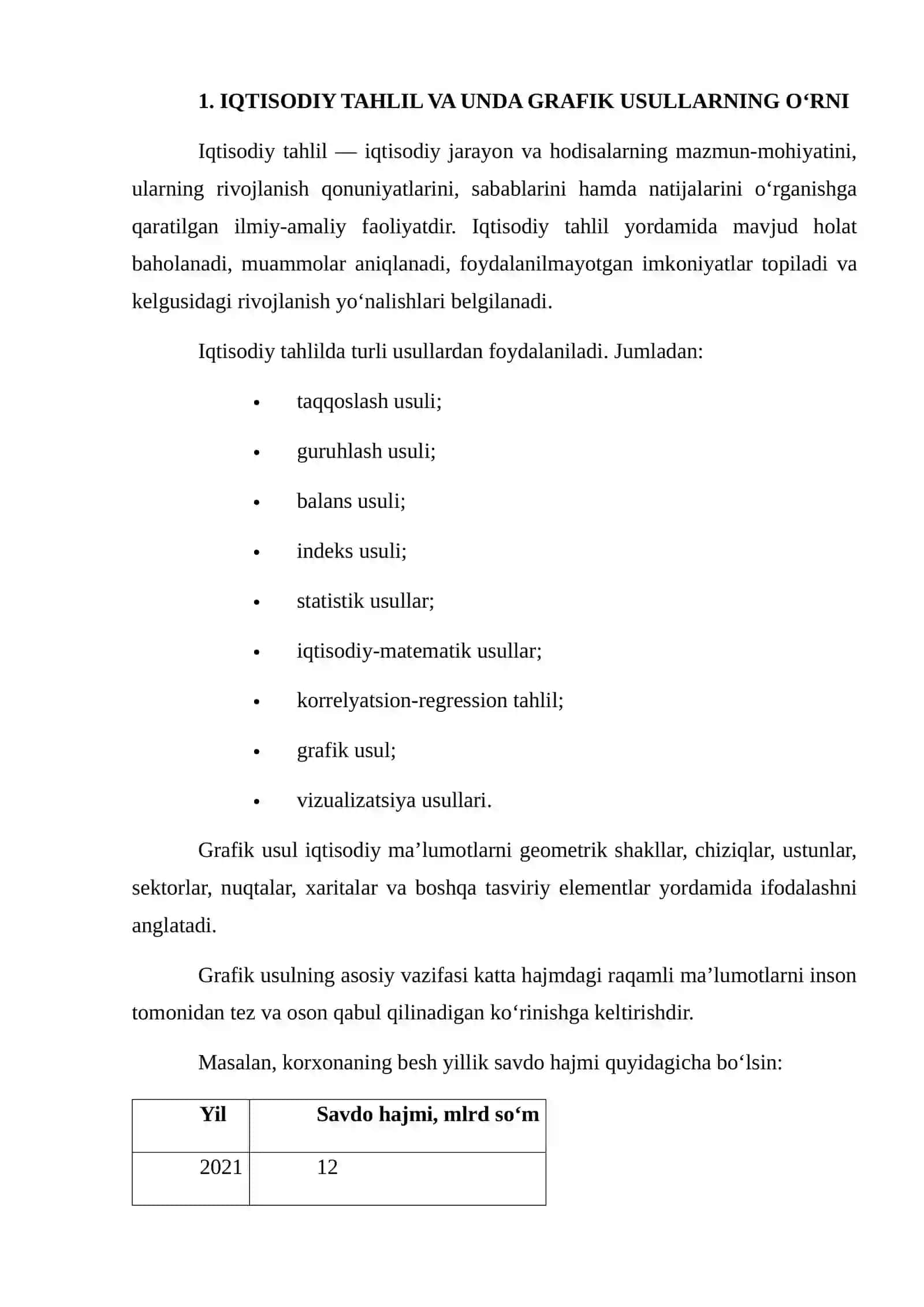 IQTISODIY TAHLILDA GRAFIK VA VIZUALIZATSIYA USULLARINING AHAMIYATI 4