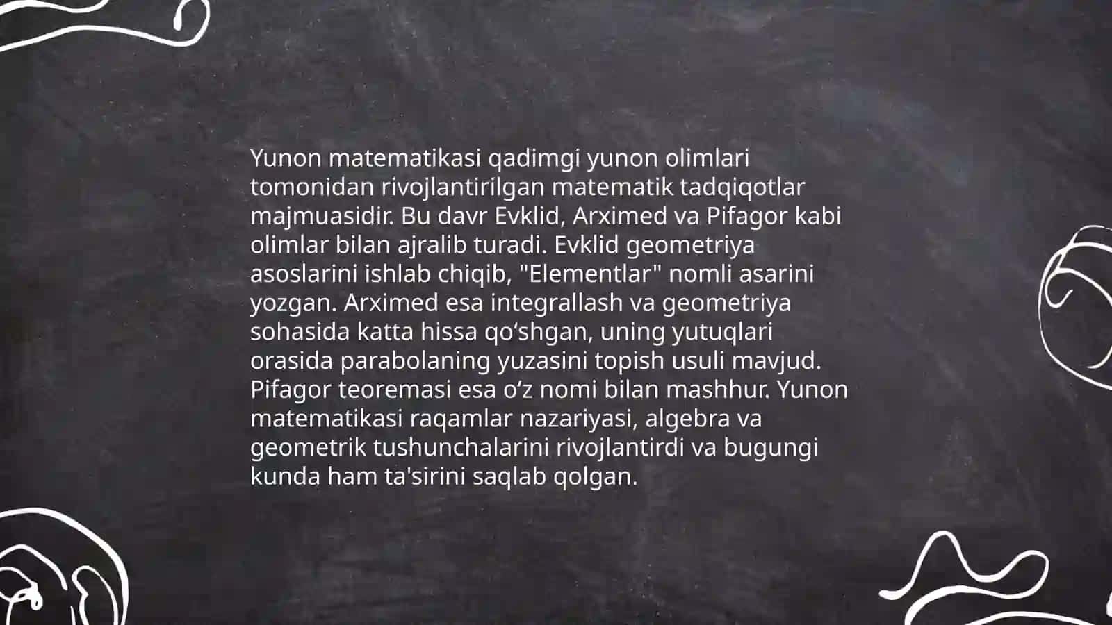 Antik matematikalar 4